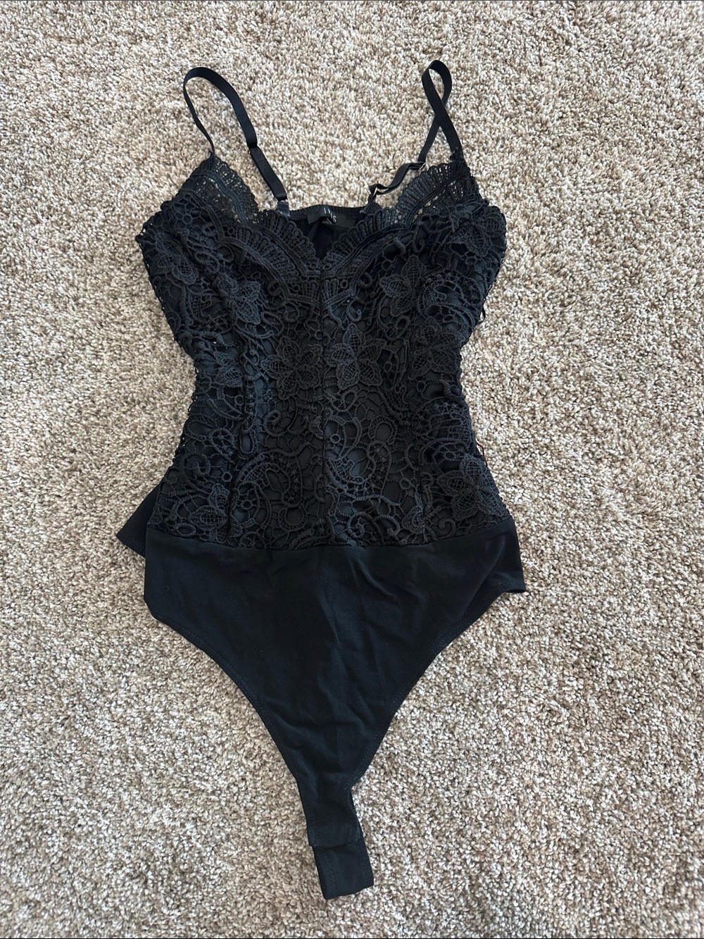 Black Lace Bodysuit